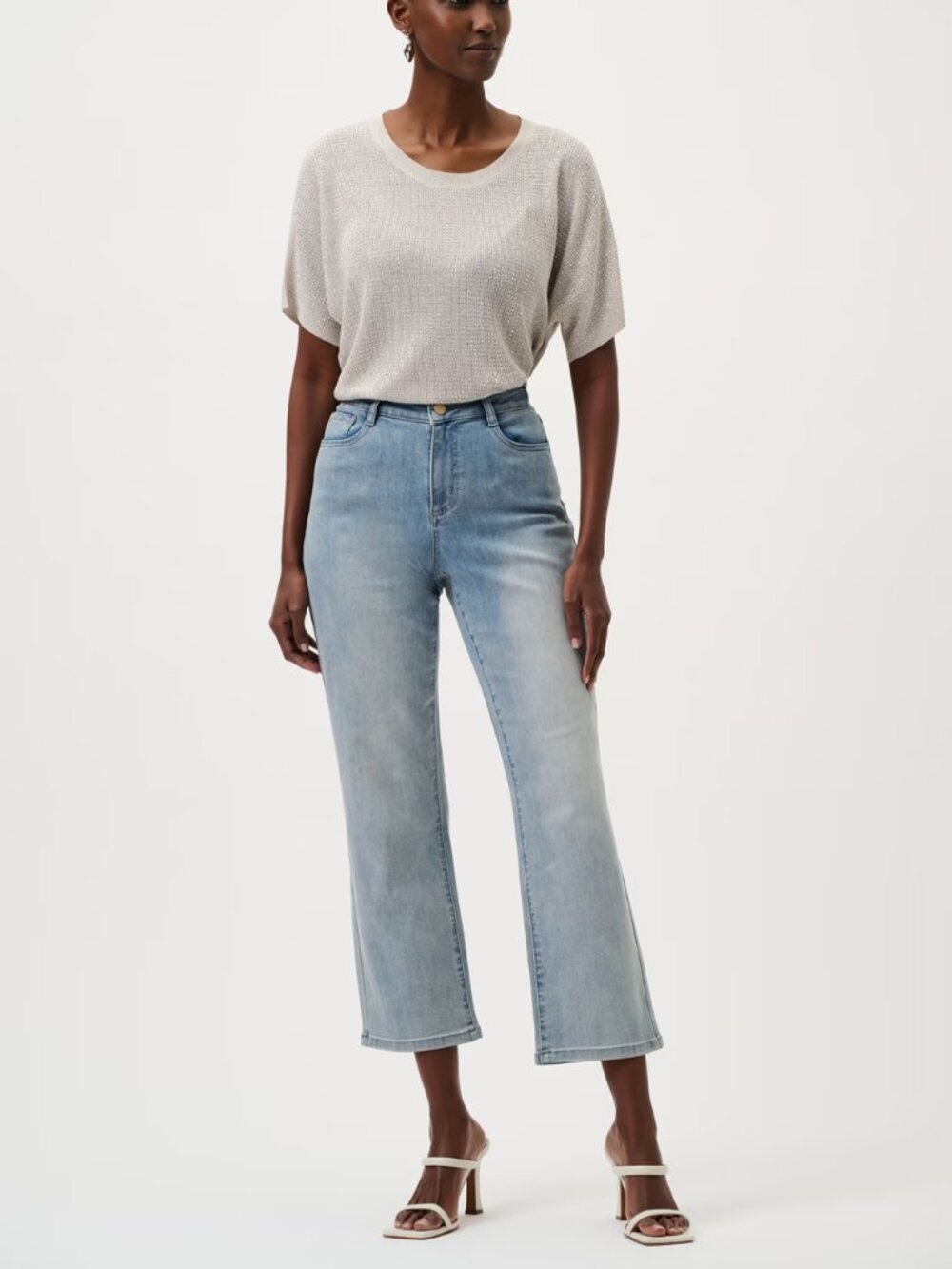 ✨ Joseph Ribkoff Margot Classic Straight Leg Stretch Jean | SIZE 2